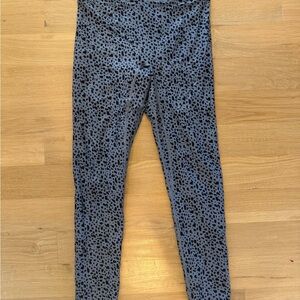 ALL ACCESS cheetah print Blue and Black Leggings